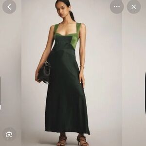 Maeve Forest Green Maxi Dress